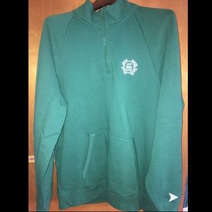 Vans Quarter Zip Large Green FAST SHIPPING OBO